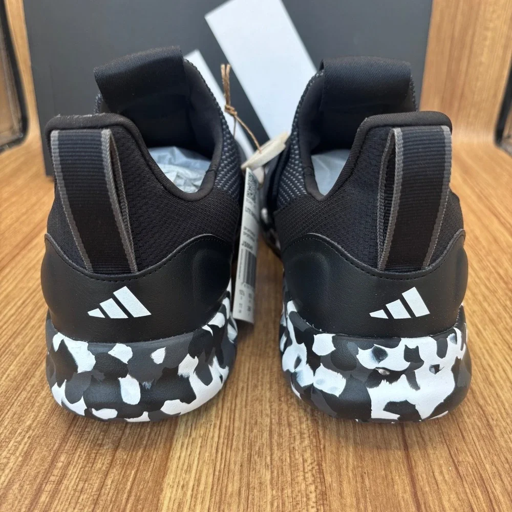 Adidas Lite Racer Adapt 7.0 Mens Size 11 Black White JS0045 Marbled Camo NEW